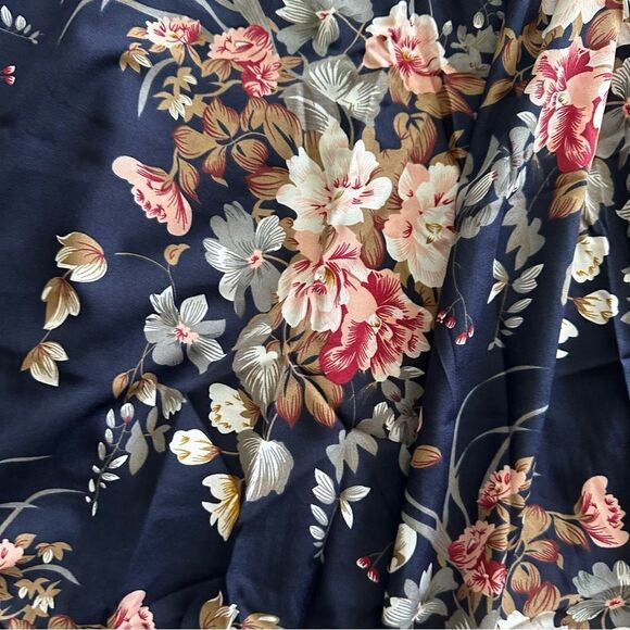 Cupshe Halter Neck Elastic Waist Slip Maxi Dress Adjustable Straps Blue - Picture 4 of 9